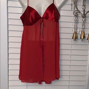 Victoria Secret Red Babydoll size xs nwot